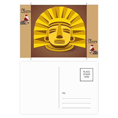 Cartes postales pharaon égyptien doré lot de 20 pour correspondance et collection