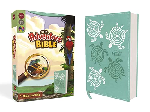Image of NKJV, Adventure Bible, Leathersoft, Teal, Full Color
