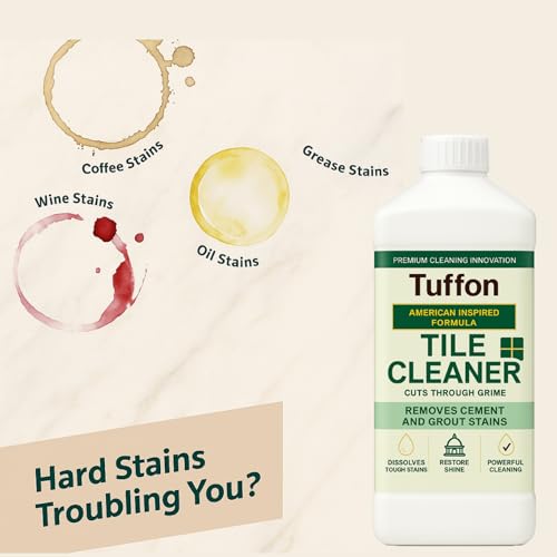 Image of PREMIUM Tiles Cleaner Liquid Strong | American Inspired Formula | Powerful Bathroom Floor Cleaner for Deep Cleaning | Multipurpose washroom Cleaning Solution for Tiles & Surfaces(800ml)