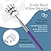(4-Pack) Extendable Back Scratchers - Metal Claws with Telescopic Rubber Handles - Stocking Stuffers for Men, Women, Kids - Christmas Gift