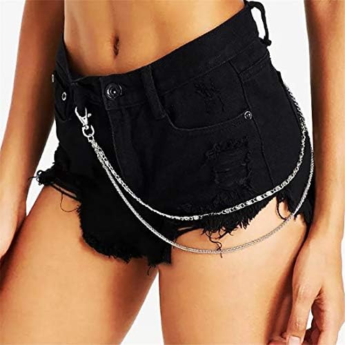 Punk Pants Trousers Jean Wallet Chain Hip Hop Gothic Rock Keychain Multilayer Belt Metal chain