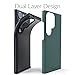 Crave for Samsung Galaxy S23 Ultra Case, Shockproof Protection Dual Layer Case for Samsung Galaxy S23 Ultra (6.8 inch) - Forest Green