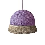  Plafonnier décoratif style Boho - JUTE II lampe mauve