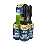 Scotch Brite 3M Lint Roller 50 % Sticker, 95 Sheets (Pack of 5), 475 Count