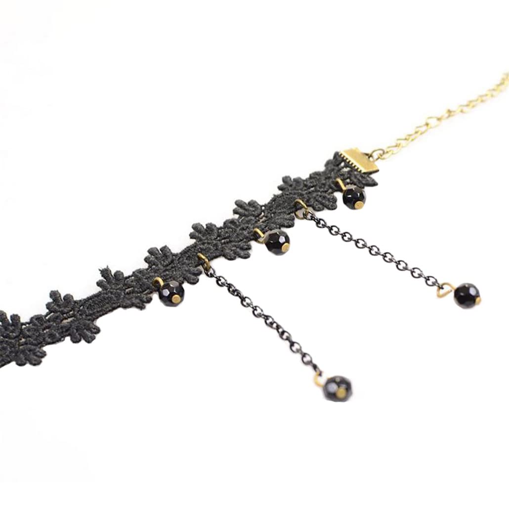 Cavigliera da Spiaggia Estiva, cavigliere in Pizzo Catena da Donna Bracciale alla Caviglia Punta Cavigliera Catena Sandalo a Piedi Nudi Catena del Piede Ornamenti a Mano Fiore Stampato Confortevole e