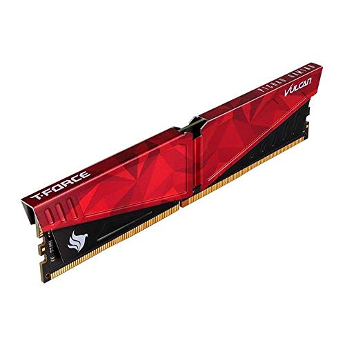 Memoria Team Group T-force Vulcan Pichau 16gb (1x16) Ddr4 3200mhz Vermelha, Tlprd416g3200hc16f01