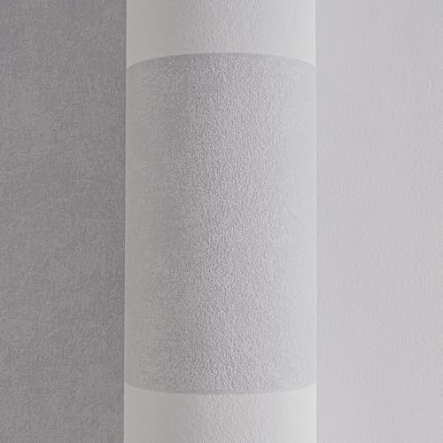 A.S. Création Vliestapete Memory Tapete mit Blockstreifen 10,05 m x 0,53 m creme grau weiß Made in Germany 329902 32990-2