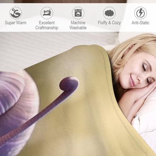 Manta de franela suave para evitar el frío en el sofá y exterior 4