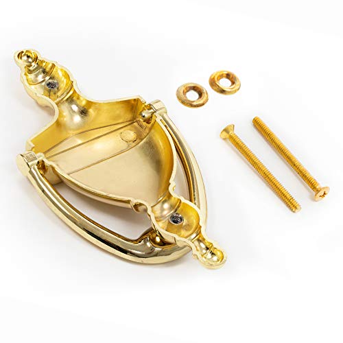 Everbilt 6-5/16 Inches Bright Brass Door Knocker thumb #2