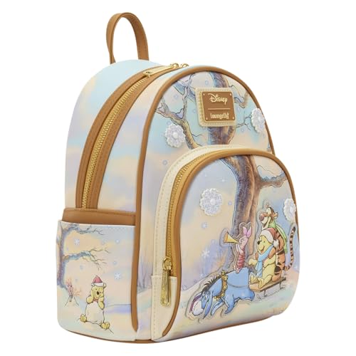 Image of Loungefly Disney: Winnie The Pooh and Friends Sledding Mini-Backpack, Amazon Exclusive