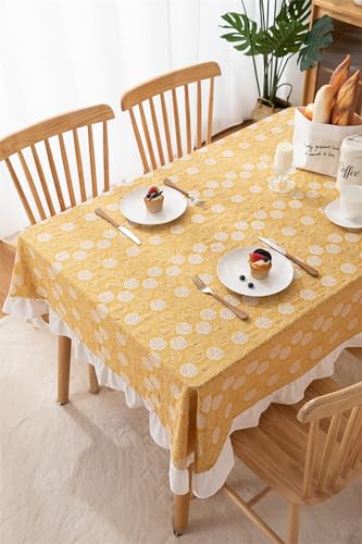Nappe protection de table rectangulaire anti tache coton - 4