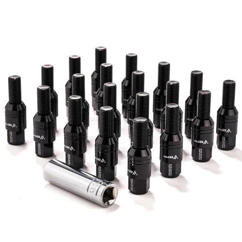 JKAPCYJFHF �݊��� 20���� M14x1.25 �z�C�[�����O�{���g 35mm �V�����N�R�[�� �݊��� SEAT �X�^�b�h�p �A�t�^�[�}�[�P�b�g���� �u���b�N