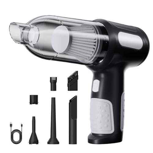 Aspirateur De Voiture Portable Sans Fil – Machine De Nettoyage Ďe Véhicule | Aspirateur Domestique Compact – Pour Les Propriétaires Et Les Conducteurs – Tapis Đe Maison, Canapé-lit, Camion, Berline, S