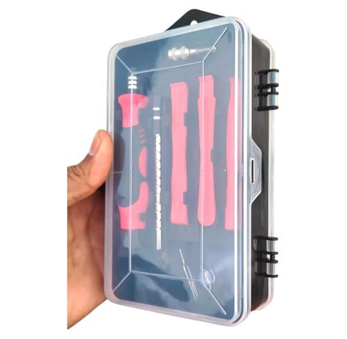 Image of 115-in-1 Precision Magnetic Screwdriver Set with Storage Case | Professional Multi-Bit Repair Tool Kit for Laptop, Mobile, PC, Watch, Eyeglasses, Gaming Console & Electronics (Red)