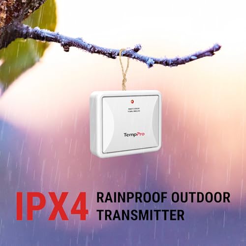 Image of ThermoPro TX-2B 915MHz Additional Humidity Sensor Fitting Outdoor Waterproof Transmitter for Indoor Outdoor Thermometer Wireless Outside Thermometer and Temperature Monitor