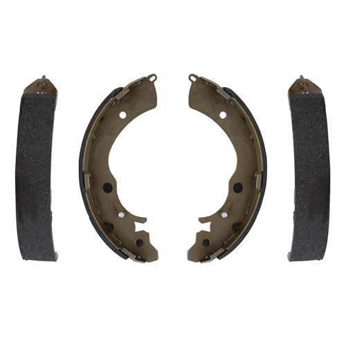 Image of Detroit Axle - Brake Kit for 2003-2008 2012-2014 Honda Civic, Front Ceramic Brake Pads with Hardware Rear Semi-Metallic Brake Shoes 2004 2005 2006 2007 2013 Replacement