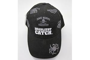 Alaska Black Boat Names Alaskan Deadliest Catch Crabs Ball Cap Hat