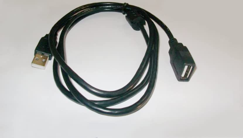 USB Extension Cable, USB Male to USB Female A-B, Extension USB Programming Cable Black Cables