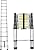 15.5 Ft Telesextension Ladder Portable Aluminum Telescoping Ladder Slow Design Multi-Purpose Collapsible Ladder for Outdoor Indoor Use 150Kg/330Lbs Max Capacity/15.5Ft