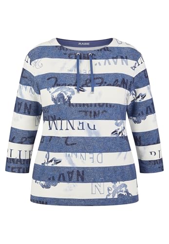 Rabe T-Shirt Floraler Print - Rundhals, 3/4 Arm