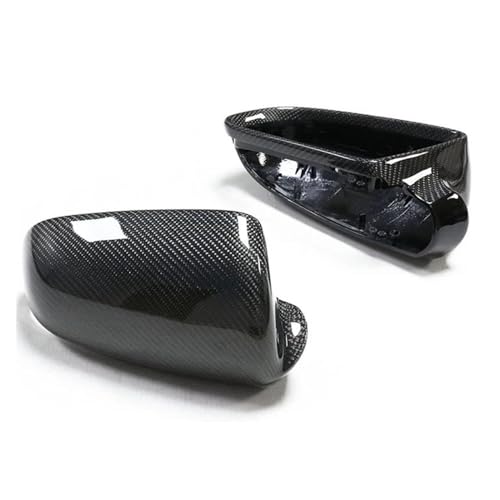 Coque de rétroviseur carbone véritable pour Audi A3 A4 A6, pose facile et protection UV haute