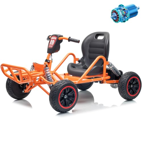 Image of POSTACK 24V Kids Go Kart, 24V Ride on Toy for Big Kids