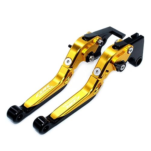 Ersatzhebel Motorrad Klappbare Ausziehbare Bremskupplungshebel Für Honda CBR 1000RR CBR1000RR/FIREBLADE/SP 2009-2014 2015 2016 Bremshebel(Yellow)