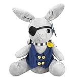 Waschmaschinenfest. ALTcompluser Kuroshitsuji Piratenkaninchen Plüsch, Black Butler Ciel\'s Rabbit Stofftier Kuscheltier