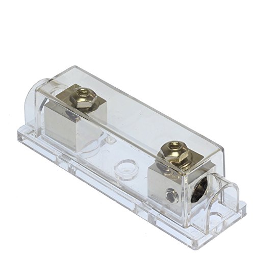 Voodoo (1) Anl Fuse & (1) Inline Fuseholder Battery Install Kit 1/0 Gauge 1Ft (100 Amp Fuse) #TOP3