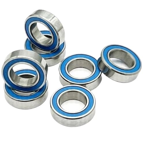 Deep Groove Double Rubber Seal Bearings 10 Pieces 6700RS Bearing ABEC-7 10x15x4 Mm Thin Section 6700-2RS Ball Bearings 61700 RS 6700 2RS with BlueSealed A-1510DD