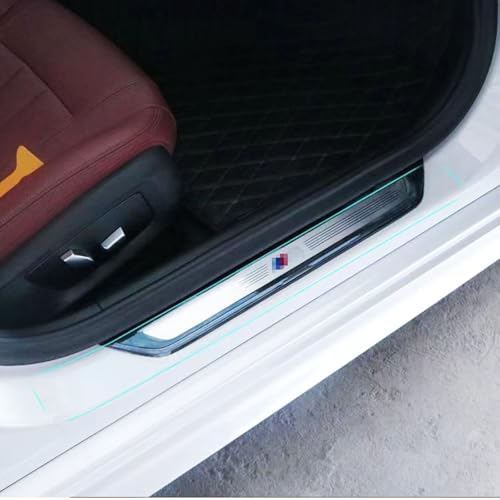 Lackschutzfolie Auto Transparent, Kantenschutz Transparent Auto 7cmx10m, Einstiegsleisten Aufkleber Blasenfrei Mit Schaber Universal Lackschutzfolie für Auto Fahrrad Motorrad