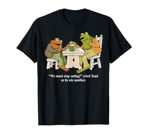 We Must Tee Stop Eating Toad As He Ate Another Frog Men Toad T-Shirt