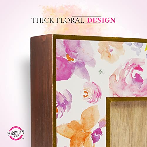 Sorority Shop Alpha Phi Sister Picture Frames with Cute Floral Design, for 4" x 6" Pictures, AP Sorority Gifts, Big Little Sorority Gift, Alpha Phi Gifts for Women4