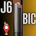 Black Lighter Holder for J6 BIC Lighters. Metal Case Fits Full Size BIC's. Turn Any Colored Full Size BIC Blacked Out with Our Sleeves. Smooth and Sleek. Lighter NOT Included. (Black)