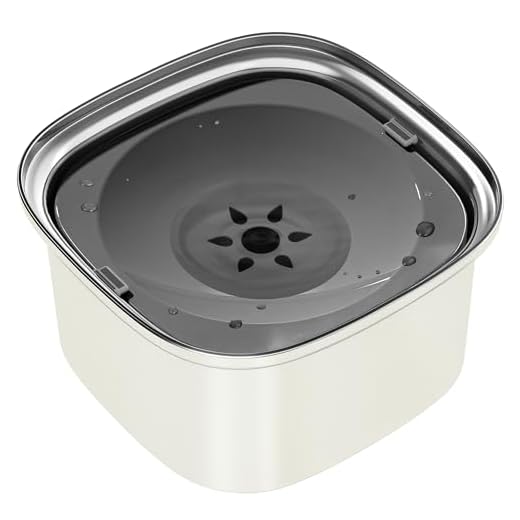 UPSKY 3L Dog Water Bowl 101oz Stainless Steel No Spill Large Capacity Dog Food Water Bowl Slow Water Feeder, Spill Proof Pet Water Dispenser Vehicle Carried Travel Water Bowls