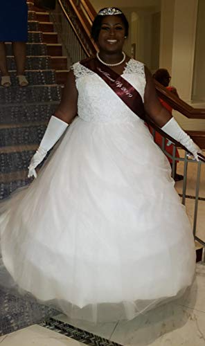 RED DOT BOUTIQUE - 902 - Plus Size Regular Size Ball Gown Tiers 6 Hoops Floor Length Wedding Crinoline Petticoat3