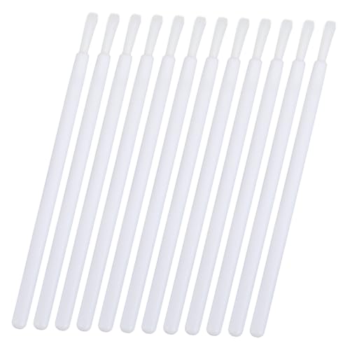 IWOWHERO 100pcs Nylon Lip Brush Lip Gloss Applicator Lipstick Gloss Wands Makeup Lip Brush Safe for Lips