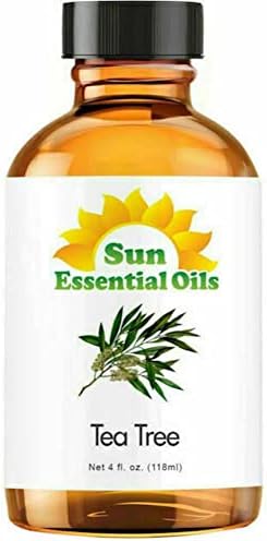 Sun Essential Oils 4oz - Tea Tree Essential Oil - 4 Fluid Ounces