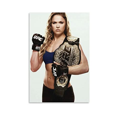 Peinture sur toile Ronda Rousey pour decoration de salon ou de chambre a coucher moderne