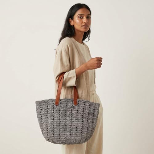 Bolso Tote de Crochet Abierto MAR Y SOL Paros miniatura 2