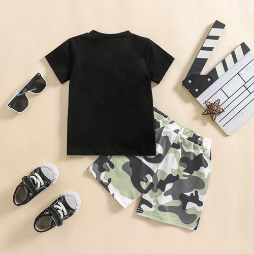 Toddler Baby Boys Clothes Set Short Sleeve T-Shirt and Shorts Summer Outfits3