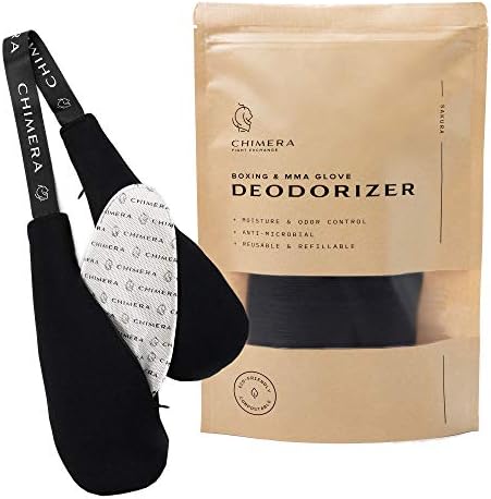 Chimera Fight Exchange Refillable Boxing Glove Deodorizers & All Other Sports: MMA, UFC, Muay Thai, Hockey - Eliminates Bad Odor and Leaves Gear Fresh (Sakura)