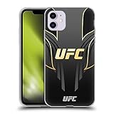 Head Case Designs Officially Licensed UFC Black Gold Jersey Logo Soft Gel Case Compatible with Apple iPhone 11