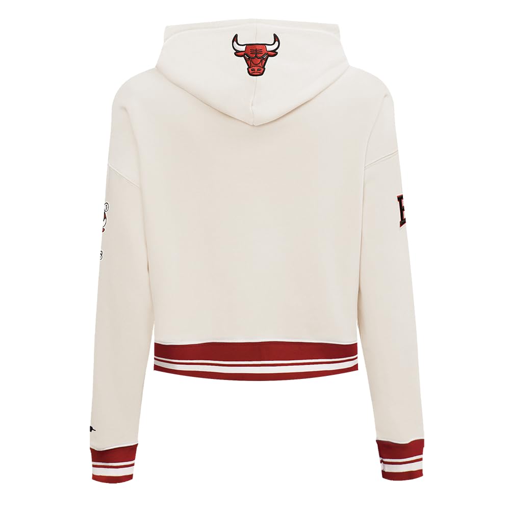Pro Standard Damen NBA Retro Classics W Rib FLC Cropped Po Hoodie Kapuzenpullover