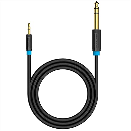 Cabo Audio P2 Para P10 Estereo Dj Fone Blindado 1m Vention