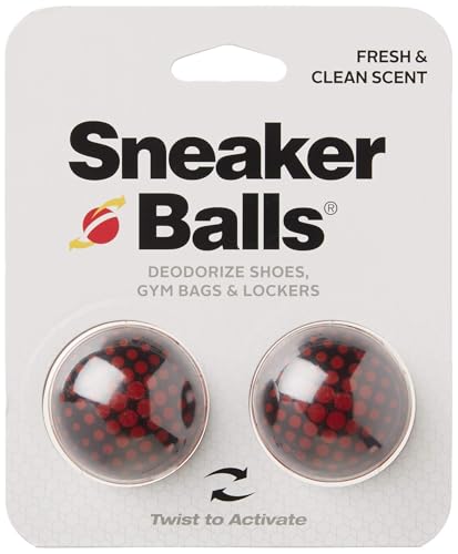 Sneaker Balls Odor-Fighting Shoe Fresheners, Eliminates Unpleasant Smells, Perfect For Sneakers, Gym Bags, Gear Bags, Drawers, Lockers, And More!, Matrix, 2 Pack