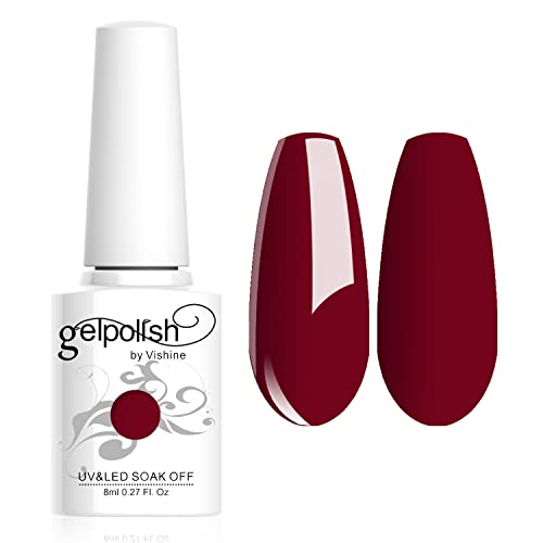 Vishine C04 Esmalte de uñas de gel semipermanente, 8 ml, UV, LED, 239 colores, para manicura