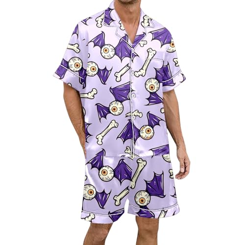 Short de nuit Halloween pour homme l'ensemble idéal pour vos soirées télé cocooning