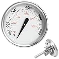 60540 7581 67031 Grill Lid Thermometer for Weber Charcoal, Spirit, Q Grill, Temperature Gauge for Spirit I & II 200 and 300 Series, Weber 22" Kettles, Q 120/220/300/320, Traveler Portable Gas Grill