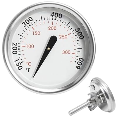 60540 7581 67031 Grill Lid Thermometer for Weber Charcoal, Spirit, Q Grill, Temperature Gauge for Spirit I & II 200 and 300 Series, Weber 22" Kettles, Q 120/220/300/320, Traveler Portable Gas Grill